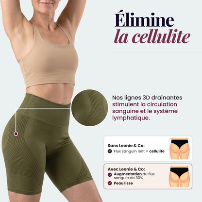 Short 3D | Vert Olive