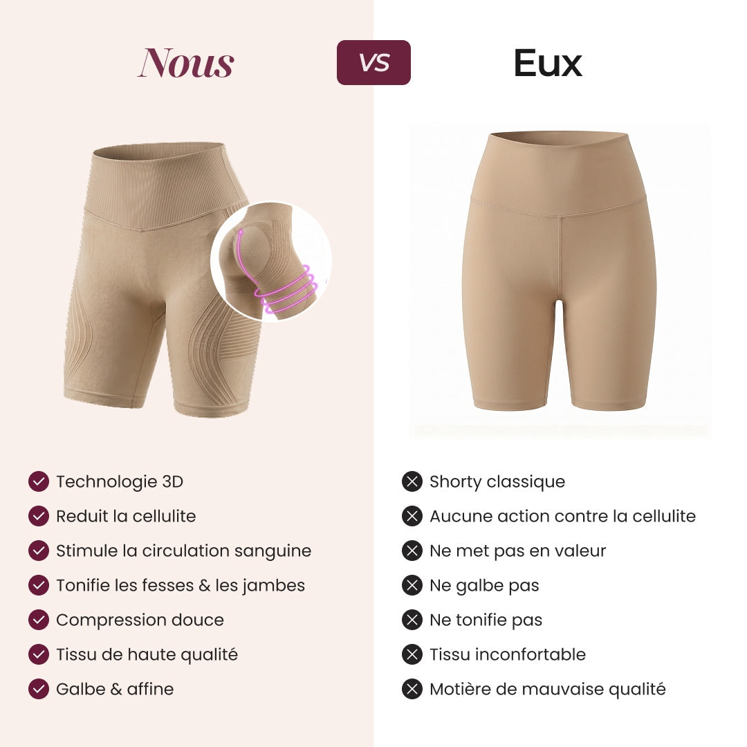 Short 3D | Beige