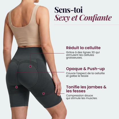 Short 3D | Gris Foncé