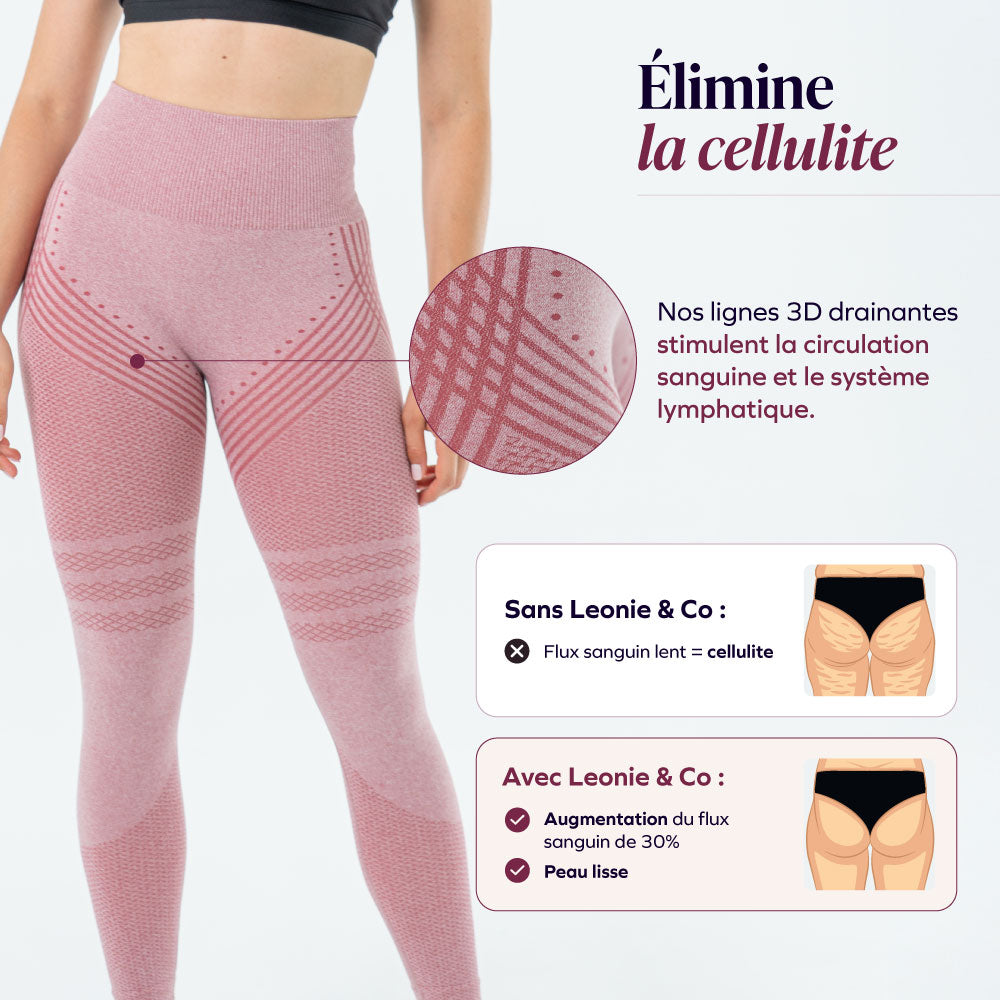 Legging 3D | Rose Pastel